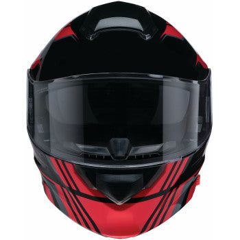 Z1R Solaris 2.0 Modular Helmet - Slater - Red - XL 0100-2455