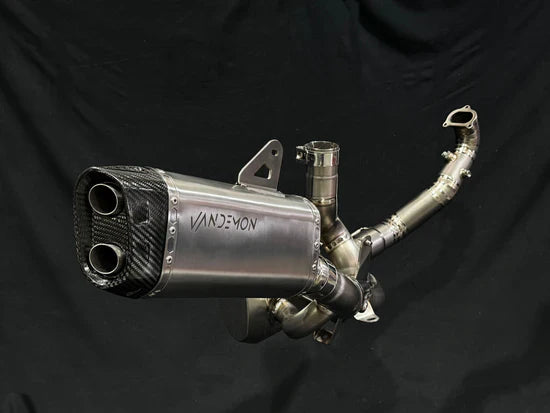 Vandemon Ducati Multistrada V2 950 Bimodal Stealth Titanium Exhaust System DUCV2MTSTIEXHWVA VA-115