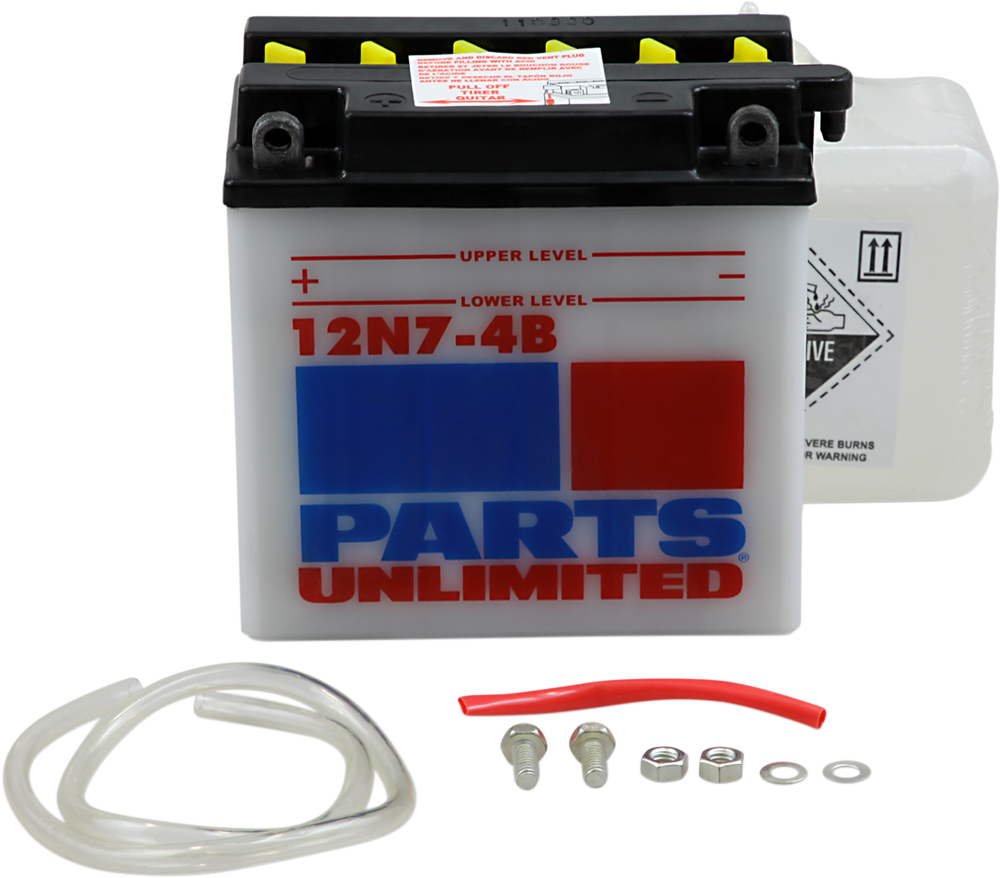 Parts Unlimited Battery - 12n7-4b 12n7-4b-Fp