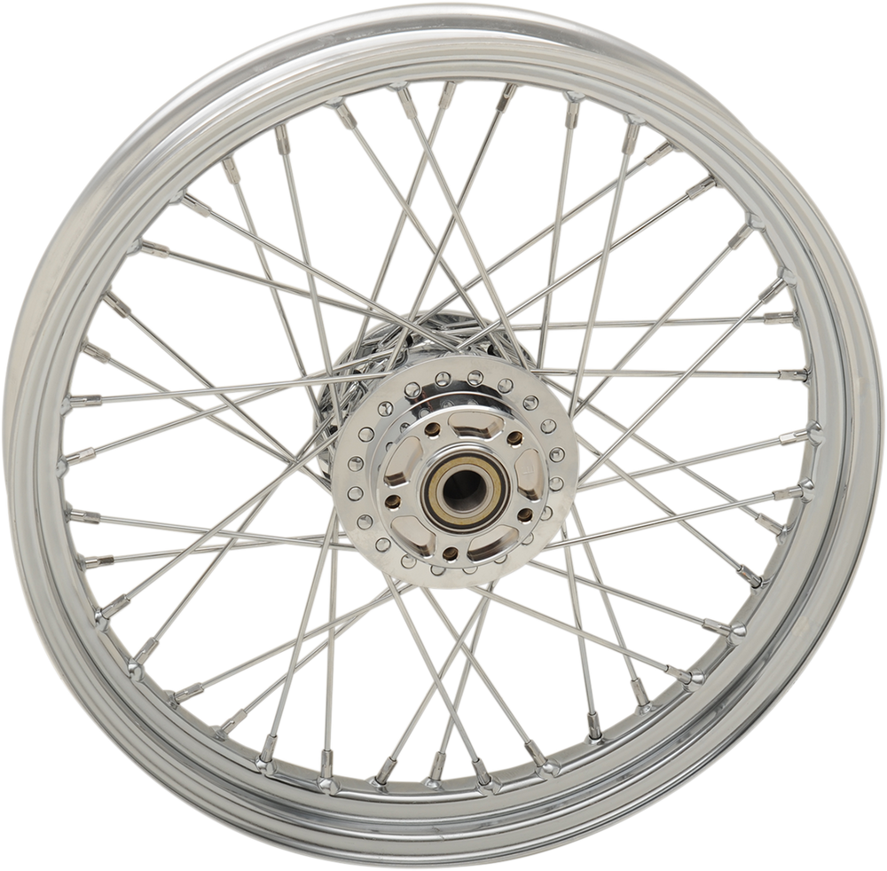 DRAG SPECIALTIES Front Wheel - Single Disc/No ABS - Chrome - 19"x2.50" - '08-'17 FXD 64388