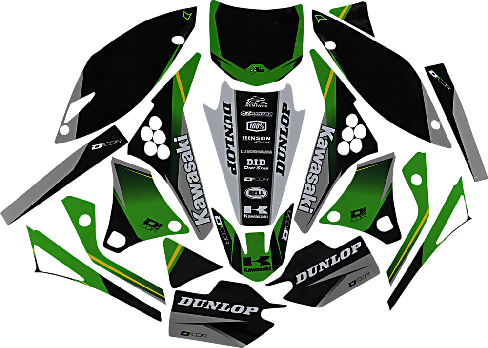 D'COR VISUALS Graphic Kit - Kawasaki 20-20-231
