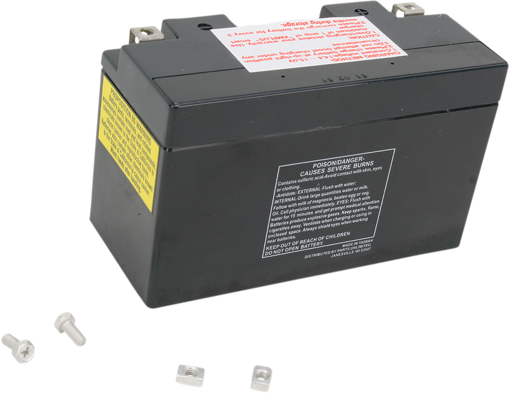 Parts Unlimited Agm Battery - Yt7b-Bs Ct7b-4