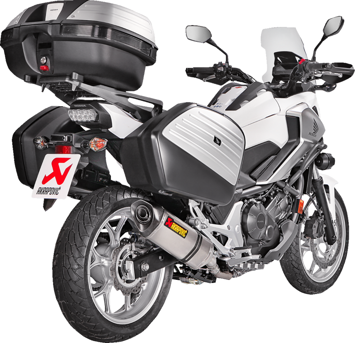 AKRAPOVIC Slip-On Line Muffler - Titanium/Carbon FIber NC700 2012-2020 S-H7SO2-HRT 1811-3157