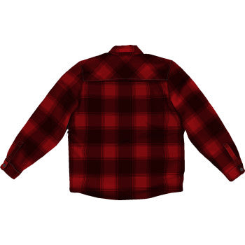 ICON Fallblock CX Flannel™ Jacket - Red - Medium 2820-6975