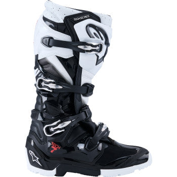 ALPINESTARS Tech 7 Enduro Boots - Black/White - US 9 2010426-12-9