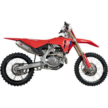 S-H4E1-FDHLT AKRAPOVIC Evolution Line Exhaust System - Titanium - CRF450R/CRF450RX 2025 1820-2089