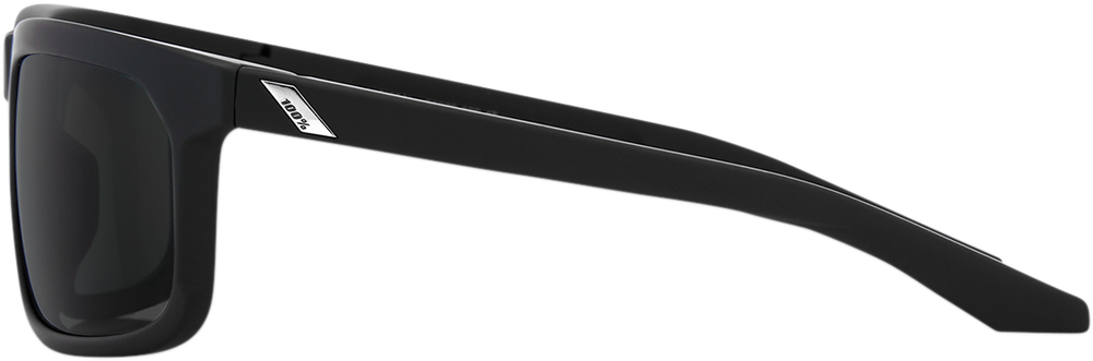 100% Hakan Sunglasses - Black - Gray PeakPolar 61036-100-47