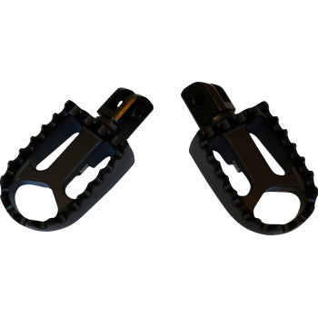 DRAG SPECIALTIES BMX Foot Pegs - Black - Driver Pan America P17-0/6603BFD