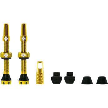 MUC-OFF USA Tubeless Valve Stems - Gold 20426