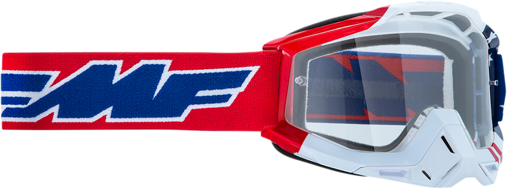 FMF PowerBomb Goggles - US of A - Clear F-50036-00006 2601-2976