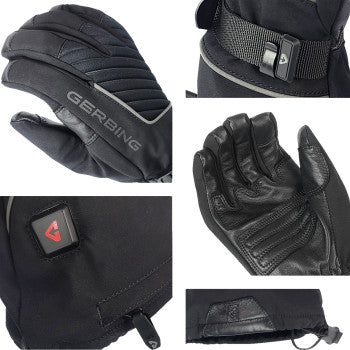 GERBING HEATED CLOTHING 7 V Atlas Ultra-Flex Battery Heated Gloves - Black - Large GERAFGV7VML