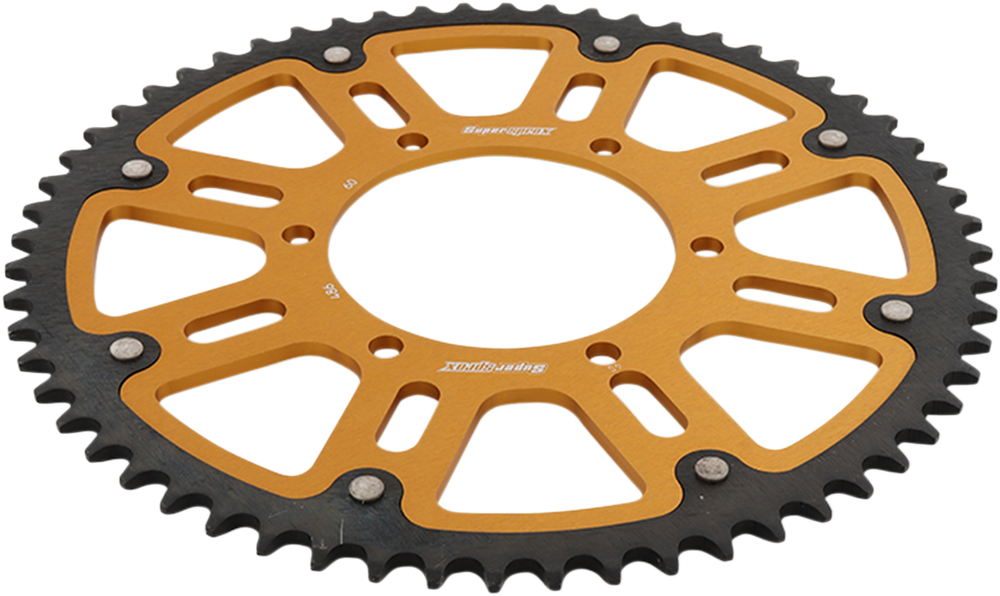 SUPERSPROX Stealth Rear Sprocket - 60 Tooth - Gold - Kawasaki/Yamaha/Suzuki RST-486-60-GLD