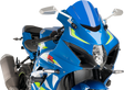 PUIG HI-TECH PARTS Race Windscreen - Blue - Suzuki 9013A