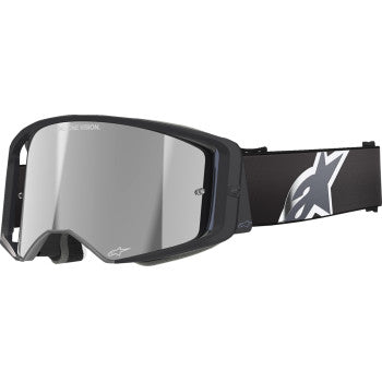 ALPINESTARS GOGGLES Supertech Goggle - Corp - Black/Gray - ABS Vision - Silver Mirror 5100325-1513