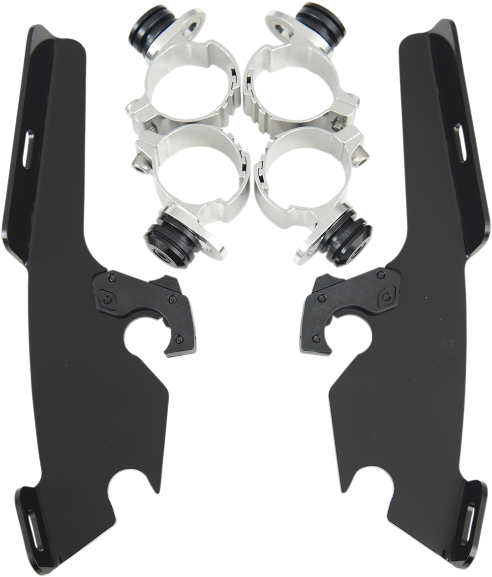 MEMPHIS SHADES Fats/Slim Trigger Lock Mounting Kit - VTX 1300 - Black MEB8973