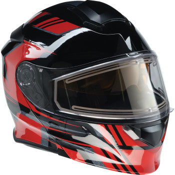 Z1R Solaris 2.0 Helmet - First Tracks - Electric - Dual Pane - Black/Red - Large 0120-0828
