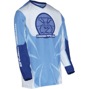 MOOSE RACING Youth Agroid Mesh Jersey - Blue/White - XL 2912-2484