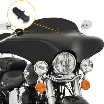 MEMPHIS SHADES Screw Set - Batwing - Black MSC1014