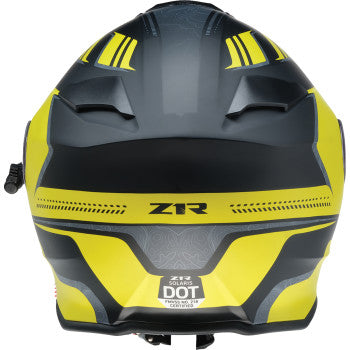 Z1R Solaris 2.0 Helmet - First Tracks - Electric - Dual Pane - Black/Hi-Viz - Large 0120-0840