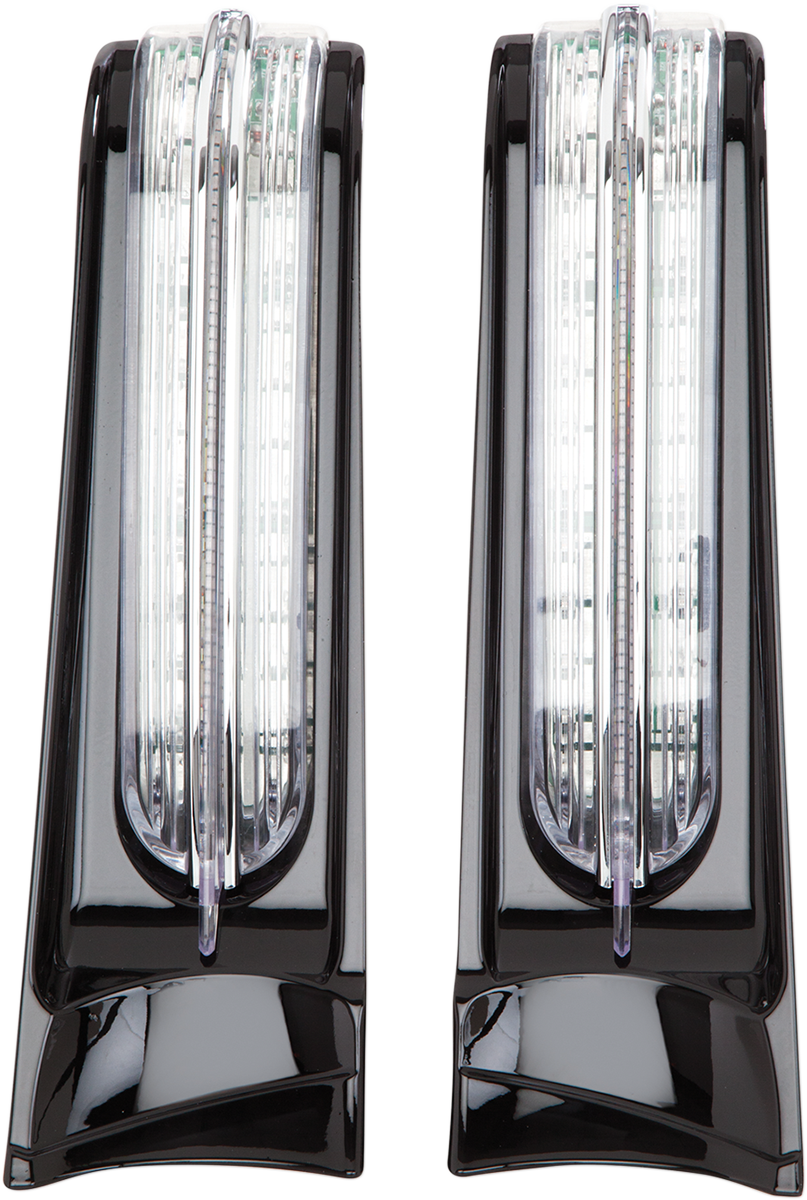 CIRO Filler Panel Accent Lights- Black Glide 2014-2020 40003