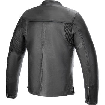 ALPINESTARS Blacktrack Leather Jacket - Black - Medium 3103824-1100-M