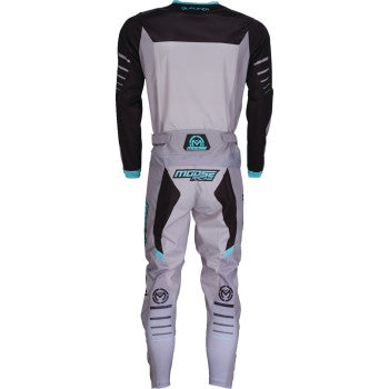 MOOSE RACING Qualifier® Jersey - Gray/Teal - Small 2910-8183