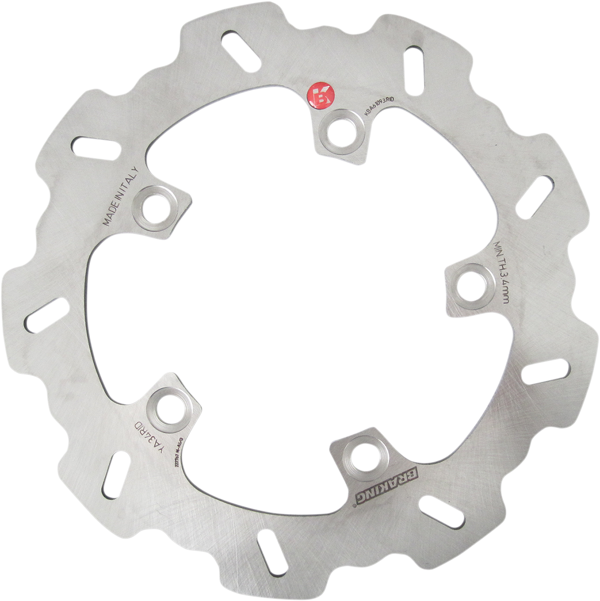 BRAKING Brake Rotor - Rear - YA34RID YA34RID