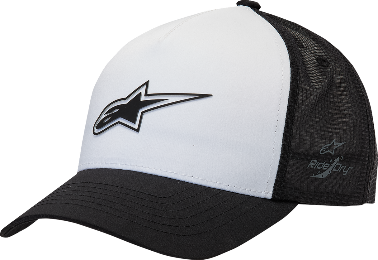ALPINESTARS Delivery Trucker Hat - White/Black - One Size 1213810102010OS