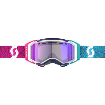 SCOTT Prospect 2.0 SMB Goggle - Stealth Blue/Radiant Pink - Dual - Light Sensitive - Blue Chrome Lens 421502-7906307