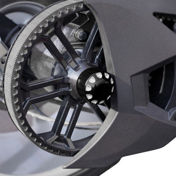 SHOW CHROME Axle Nut Cover - Black 44-105