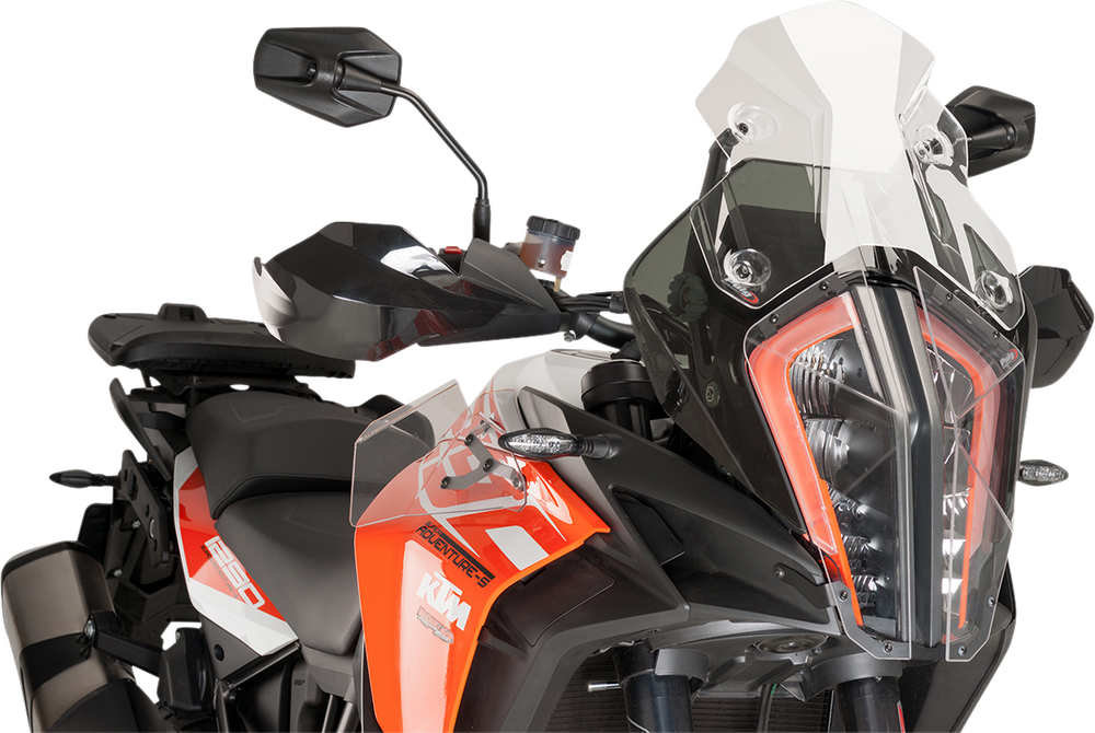 PUIG HI-TECH PARTS Race Windscreen - Clear - KTM 9716W