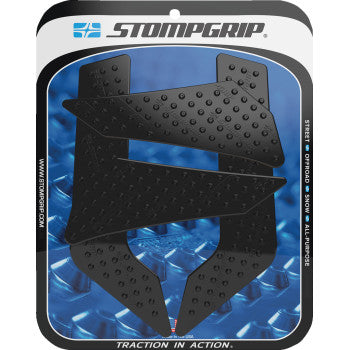 STOMPGRIP Traction Pad Tank Grips - Volcano - Black - XT 250 55-10-0126B