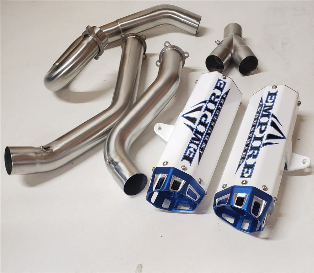 Empire industries 2015-22  yamaha raptor 700 big 3 combo dual exhaust (no air box) EMP-RAP-15-D3-VORTEX