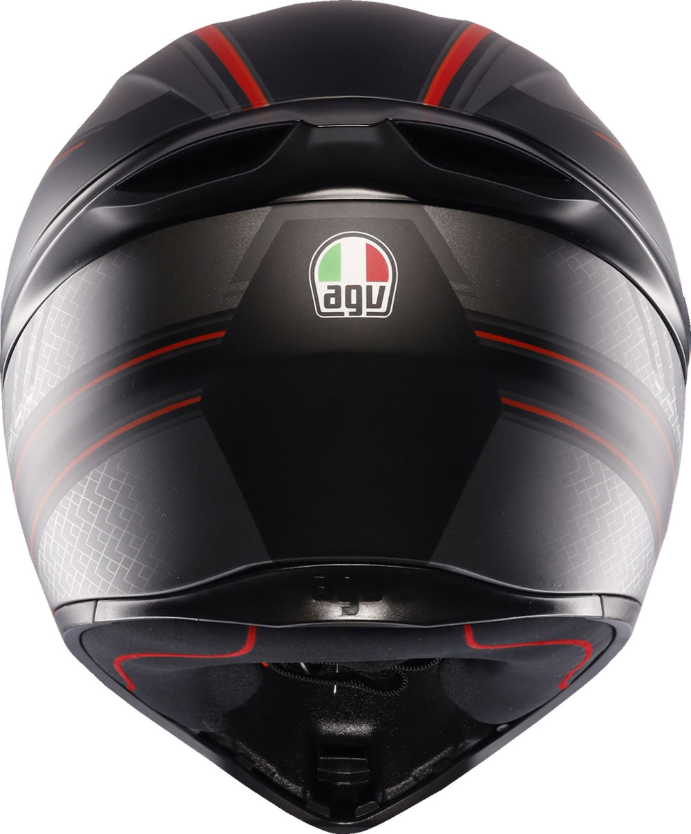 AGV K1 S Helmet - Sling - Matte Black/Red - 2XL 2118394003-038-XXL
