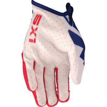 MOOSE RACING Youth SX1™ Gloves - Red/White/Blue - XS 3332-1882
