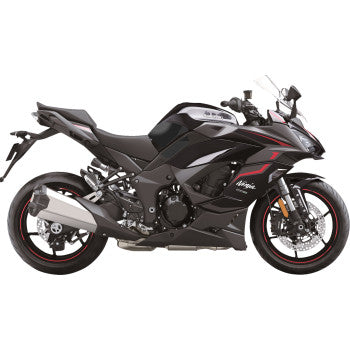 STOMPGRIP Traction Pad Tank Grips - Icon - Black - Ninja 1000 SX 55-14-0178B