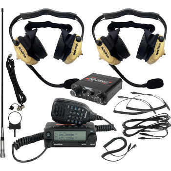 NAVATLAS Intercom/Radio and Headset Kit - 2-Seat - Beige NIRBHBE2