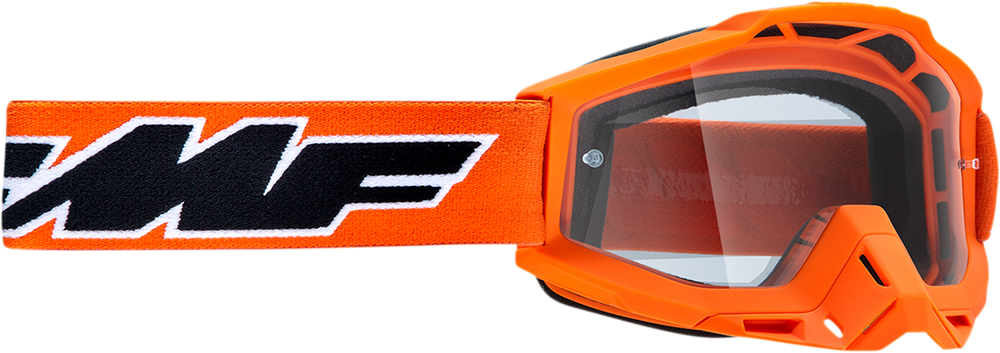 FMF PowerBomb OTG Goggles - Rocket - Orange - Clear F-50041-00003 2601-2991