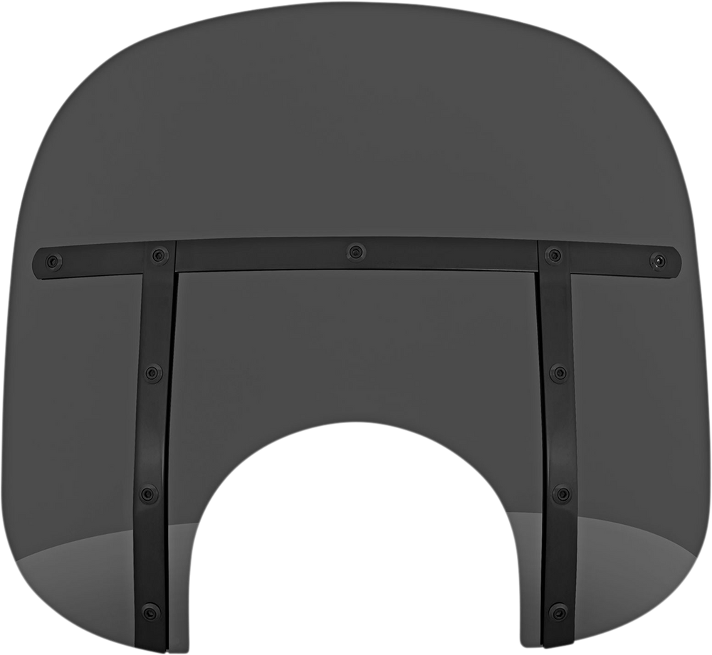 MEMPHIS SHADES Fats Windshield - 13" - 9" Headlight - Dark Black Smoke MEB35110