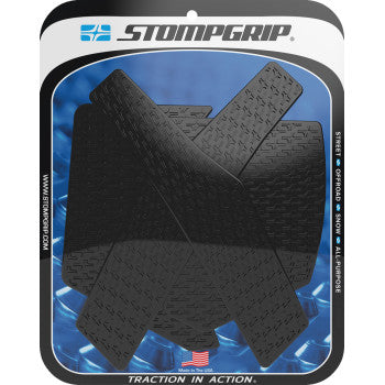 STOMPGRIP Traction Pad Tank Grips - Icon - Black - CRF300L/Rally 55-14-0190B