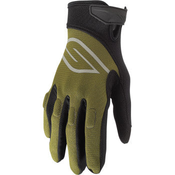 SLIPPERY Circuit Gloves - Olive/Black - XL 3260-0442