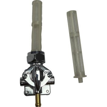 DRAG SPECIALTIES Petcock - Vacuum - Downward Outlet - Chrome T03-0101C