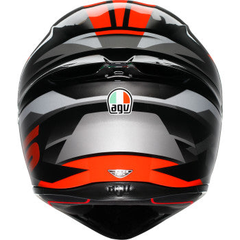 AGV K1 S Helmet - Fastlap - Black/Gray/Red - Large 2118394018064L