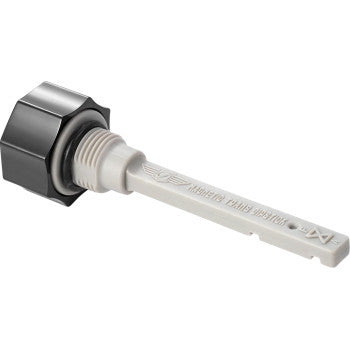 FIGURATI DESIGNS Transmission Oil Dipstick - Magnetic - Curved - Black - Twin Cam FD01-MAGTD-SM-BLK