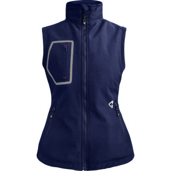 GERBING HEATED CLOTHING Women's 7V Torrid Softshell Heated Vest 2.0 - Navy - XS GERTVST7VWNXS