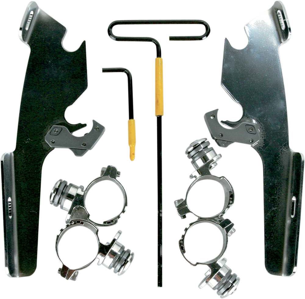MEMPHIS SHADES Fats/Slim Trigger Lock Mounting Kit - Kawasaki/Yamaha MEM8982