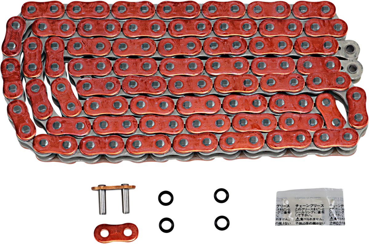 EK 525 ZVX3 - Orange Sportbike Chain - 120 Links 525ZVX3-120AO
