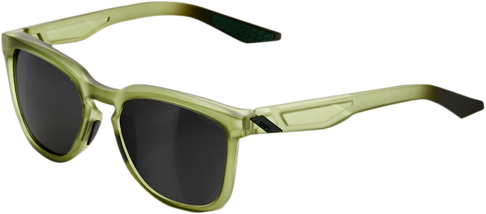 100% Hudson Sunglasses - Olive - Black Mirror 61028-296-61