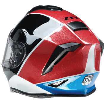 Z1R Youth Warrant 2.0 Snow Helmet - Fresh Pow - Red/White/Blue - Large 0122-0134