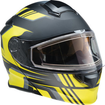 Z1R Solaris 2.0 Helmet - First Tracks - Electric - Dual Pane - Black/Hi-Viz - XS 0120-0837